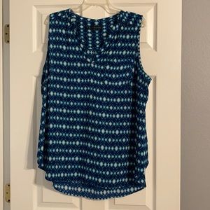 Maurices patterned dressy tank top